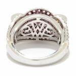 Ethiopian Opal & Multi Gem Sterling Silver Ring