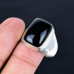 Black Onyx Ethnic Style Men's Ring