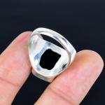 Black Onyx Ethnic Style Men's Ring
