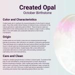 10K Yellow Gold Opal Ring with Diamonds