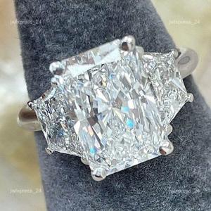 Radiant Cut Lab Grown Diamond Engagement Ring