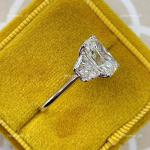 Radiant Cut Lab Grown Diamond Engagement Ring