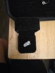 Ice White Moissanite 3-Stone Engagement Ring