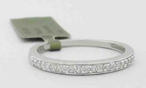 0.38 Ct VS2 Diamond Ring in 10K White Gold