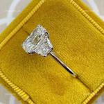 Radiant Cut Lab Grown Diamond Engagement Ring