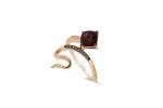 LeVian 14K Rose Gold Rhodolite Diamond Cocktail Ring