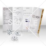 10K White Gold IGI Certified Engagement Ring | 1.20 Cttw | Center 1 Ct Marquise