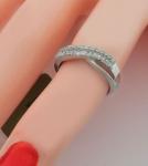 0.50 Ct Diamond Band Ring in 10K White Gold