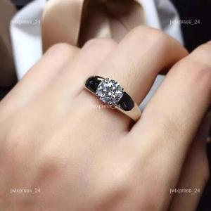 14K Solid White Gold April Lab Grown Diamond Solitaire Mother's Day Ring Jewelry