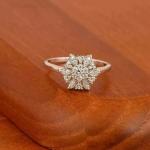 2Ct Round Cut Lab-Created Diamond Women's Engagement Ring 14K White Gold Finish