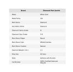 Natural Diamond Elegant Solitaire with Accents Ring Jewelry 14K Solid White Gold