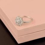 2Ct Round Cut Lab-Created Diamond Women's Engagement Ring 14K White Gold Finish