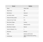 18K Gold Cushion Natural Diamond Boho Solitaire with Accents Prong Ring Jewelry