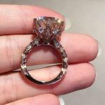 3Ct Round Lab-Created Diamond Women's Wedding Ring 14K Rose Gold Plated