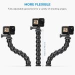 Sametop Jaws Flex Clamp Mount for Action Cameras