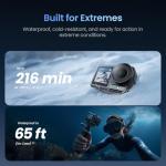 Xtra Pro 4K Action Camera with Waterproof Design