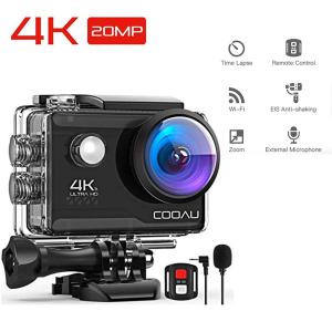 COOAU 4K Waterproof Sport Action Camera with WiFi