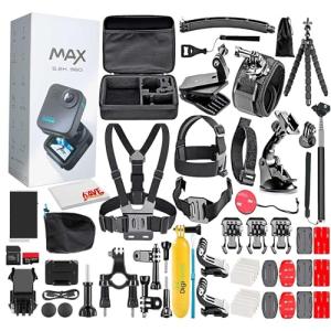 GoPro MAX 360 HD Waterproof Action Camera Bundle