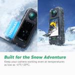 AKASO 360 Action Camera with 256GB MicroSD Card