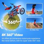 Insta360 360° Waterproof Action Camera Bundle