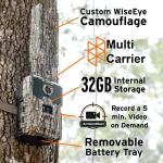HuntEmUp WiseEye No Glow Cellular Trail Camera Bundle