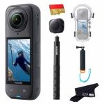 Insta360 X5 8K Waterproof 360 Action Camera Bundle