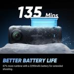 Insta360 X4 Bundle - Hard Hat Camera Mount