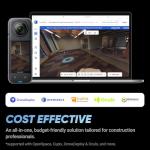 Insta360 X4 Bundle - Hard Hat Camera Mount