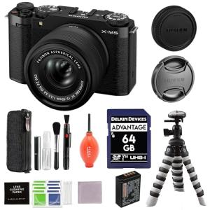 Fujifilm X-M5 Camera Bundle with Tripod & Extras