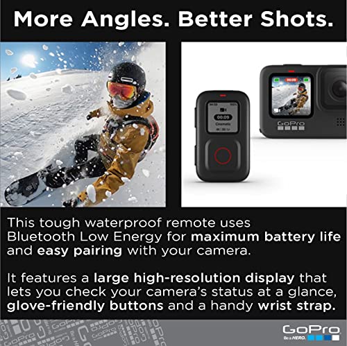 GoPro HERO9 Black Bundle: Remote, 64GB microSDHC - 5K Ultra HD Action Camera