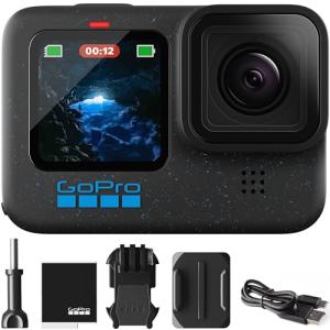 GoPro Hero12 Black Waterproof Action Camera 5.3K