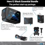 GoPro Hero12 Black Waterproof Action Camera 5.3K