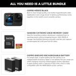 GoPro HERO12 Black 4K Camera Bundle with Battery & Card