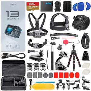 GoPro HERO13 Black Action Camera Bundle with Accessories