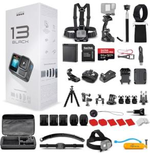 GoPro HERO13 Black Waterproof Action Camera Bundle