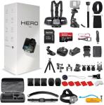 GoPro Hero Black Waterproof 4K Action Camera Bundle