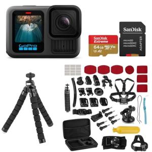 GoPro HERO13 Black Action Camera with 47-pc Kit