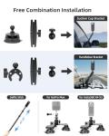 Vamson 5-in-1 Car Mount Kit for Action Cameras