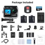 AKASO Brave 7 LE 4K Action Camera Bundle