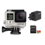 GoPro Hero 4 Silver 12MP Waterproof Action Camera Bundle