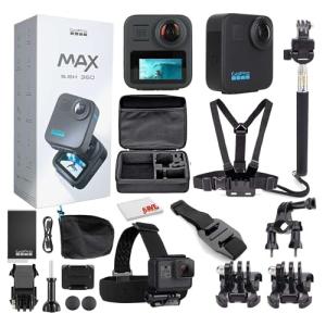 GoPro MAX 360 Waterproof Action Camera with Accessories