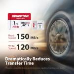 GIGASTONE 1TB Micro SD Card 4-Pack for Action Cameras