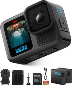 GoPro HERO13 Black Waterproof Action Camera Bundle