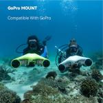 Asiwo Underwater Scooter with Action Camera Mount