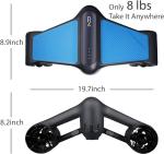 GENEINNO S1-Pro Underwater Scooter with Action Camera Mount