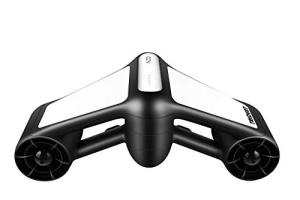 G GENEINNO Geneinno Underwater Scooter Dual Propellers with 2-Speed Compatible with GoPro White