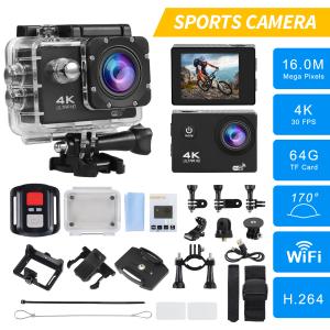 4K Waterproof Action Camera with Wifi Remote