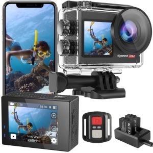 4K 60FPS Waterproof Action Camera with 170° Angle
