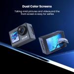 SJCAM Upgraded SJ4000 Action Camera Dual Screen 4K Ultra HD Underwater Camera