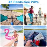 i3 4K Thumb Action Camera with 64GB SD Card